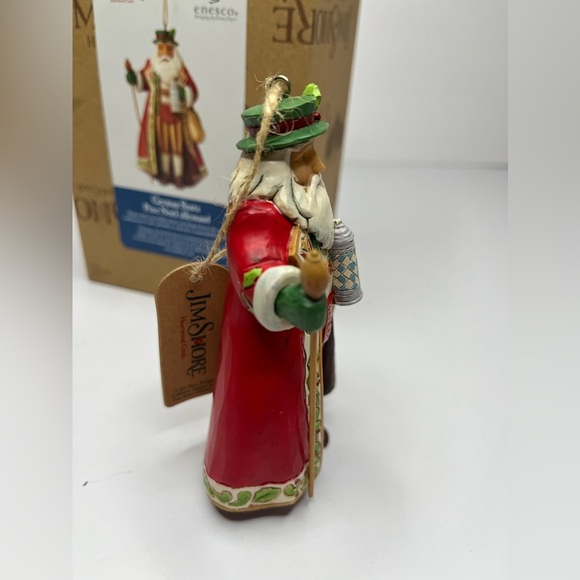 Jim Shore German Santa Ornament Stein Satchel Robe - Picture 4 of 6